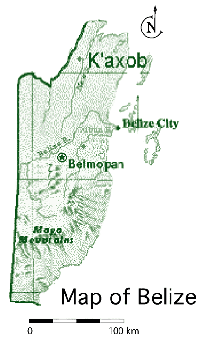 Location of K'axob