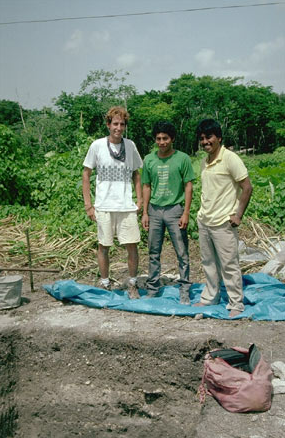 Robert St. Laurent with Amir Gonzalez and Urbano Novelo
